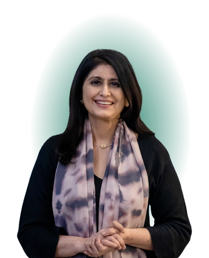 Payal Rajaratnam speaking during a coaching session